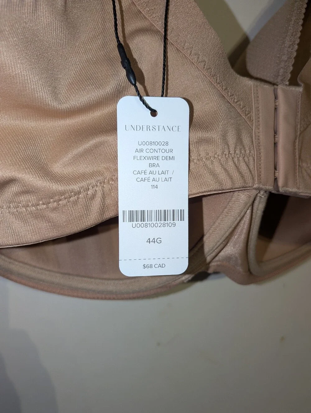 44G Air Conture Flexwire Demi Bra Cafe Au Lait